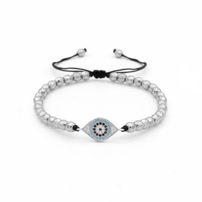 Hera Evil Eye Hematite Bracelet