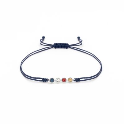 Birthstone Constellation Bracelet - Blue [Sterling Silver]