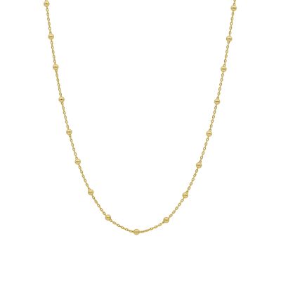 Connected Chain Necklace [18K Gold Vermeil]