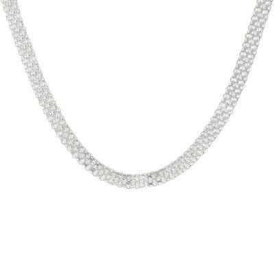 Herringbone Necklace [Sterling Silver]