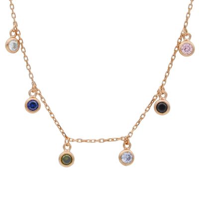 Happiness Galore Necklace [18k Rose Gold Plated]
