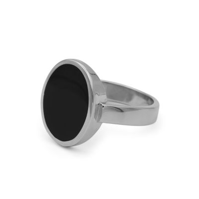 Jayden Onyx Men Ring - Sterling Silver