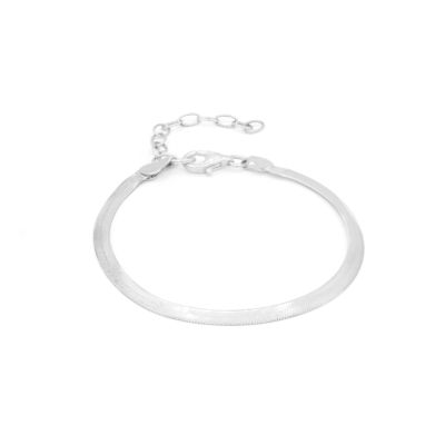 Katherine Herringbone Bracelet [Sterling Silver]