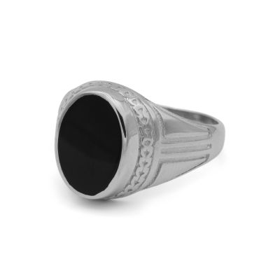 King’s Seal Ring for Men - Sterling Silver