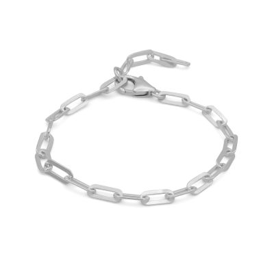 Classic Paperclip style Bracelet [Sterling Silver]