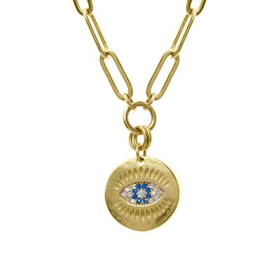 Poseidon Evil Eye Necklace