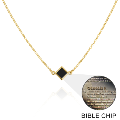 Maria Necklace with Nano Bible [18K Gold Plated]