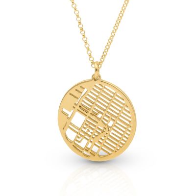 Precious Spot Map Necklace [18K Gold Vermeil]