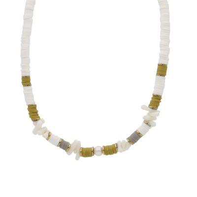 Pearl and Coral Necklace