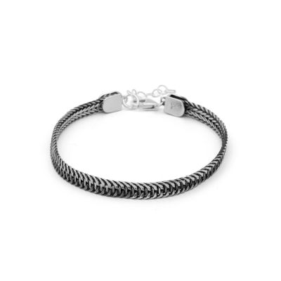 Madison Herringbone Bracelet [Sterling Silver]