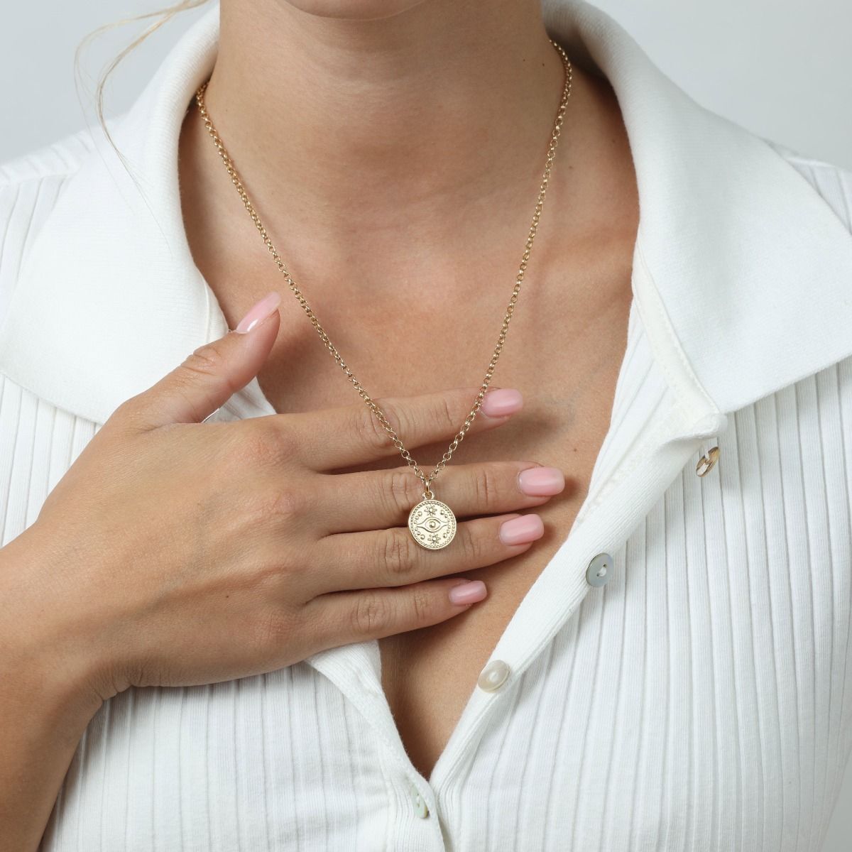 Hermes Evil Eye Necklace