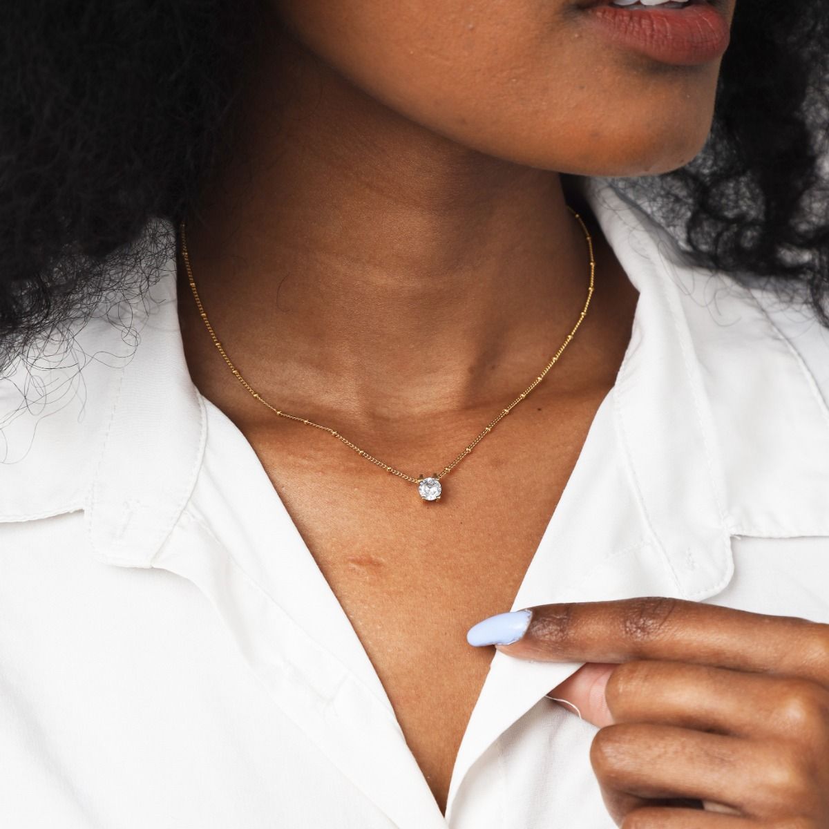 Dainty Crystal Necklace