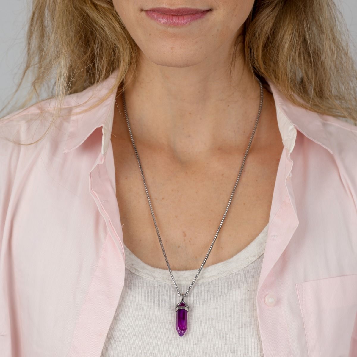 Lucky Aura [Amethyst] Necklace