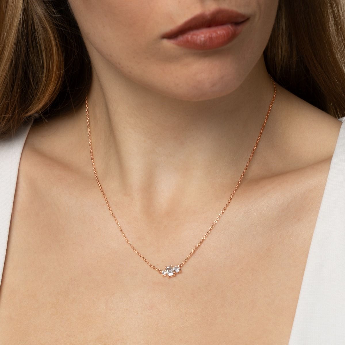 Celine Necklace [Rose Gold Plated]