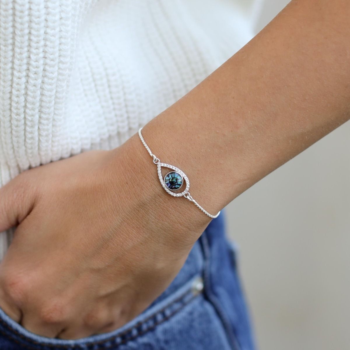 Hypnos Evil Eye Adjustable Bracelet