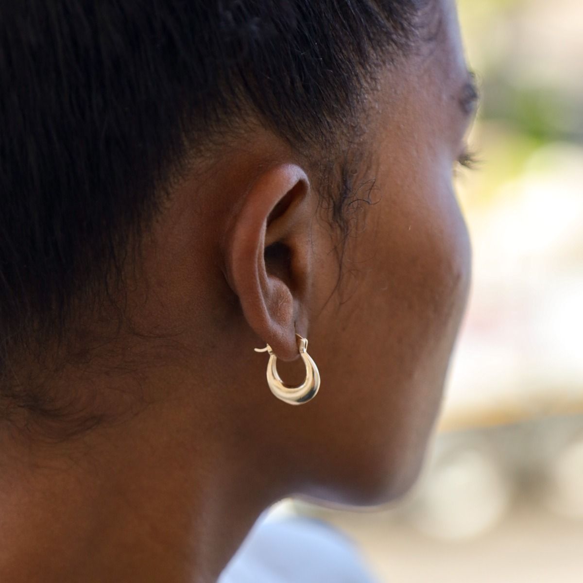 Lunar Hoop Earrings [large]