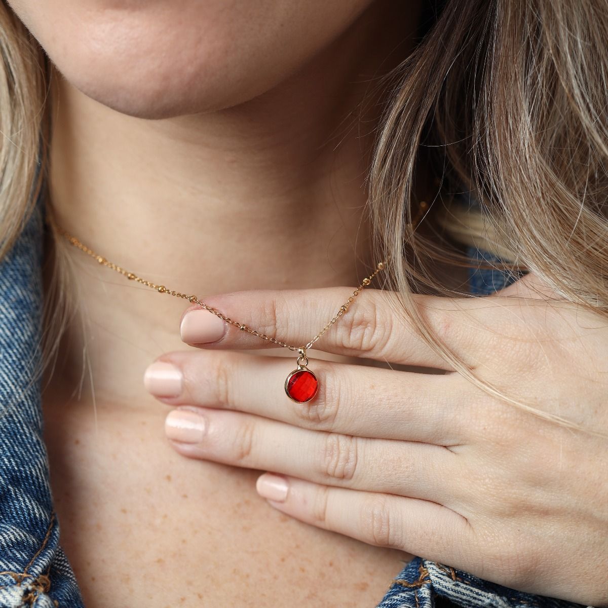 Red at play Necklace
