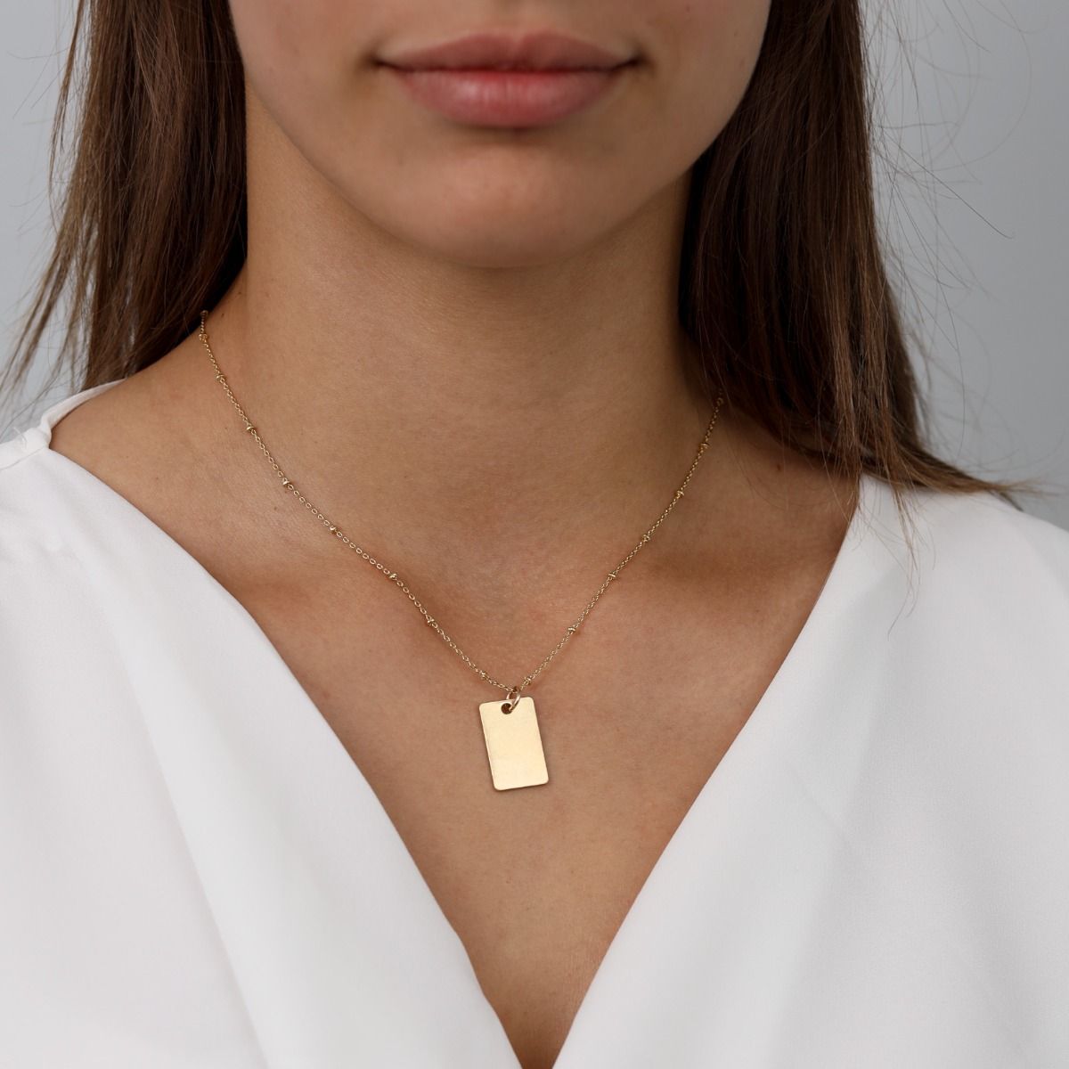 Brooklyn Tag Necklace