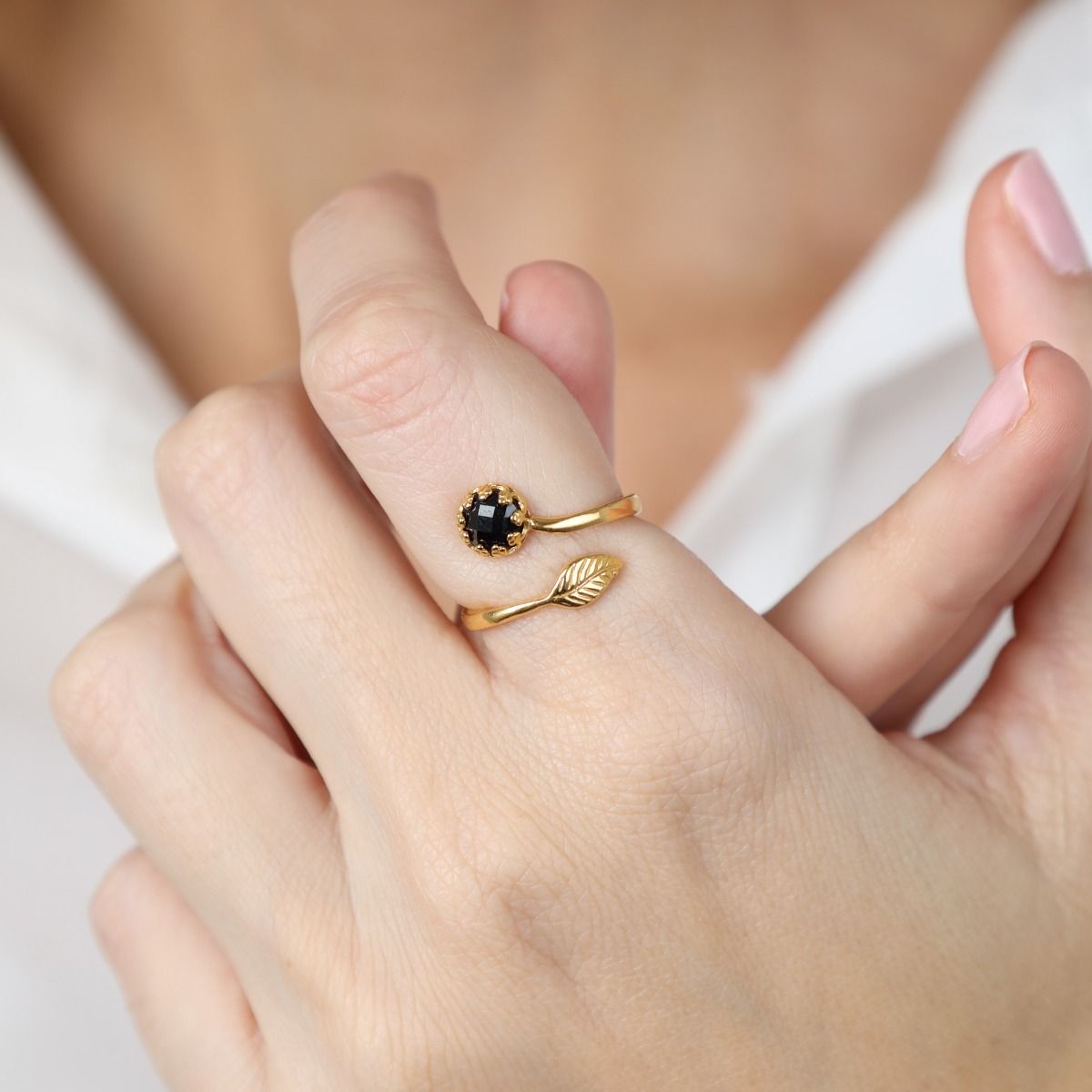 Black Tulip Ring
