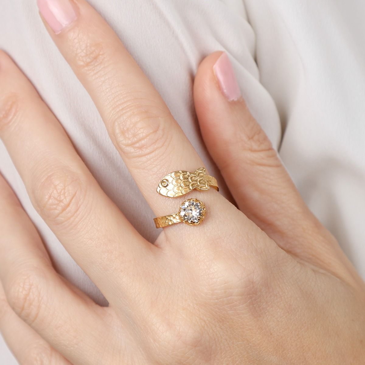Golden Fish Ring