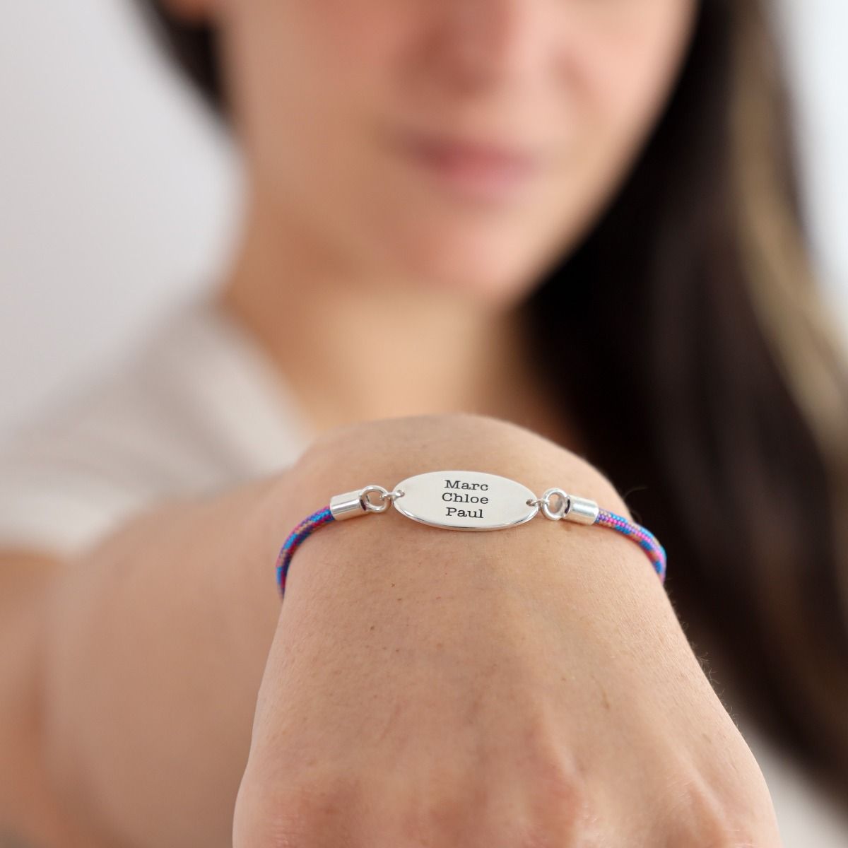Cherished Touch Date Bracelet - Sterling Silver