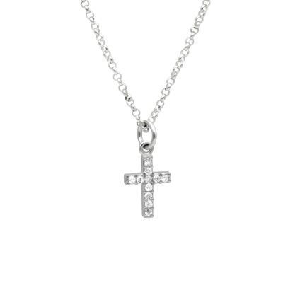 Crystal Cross Necklace