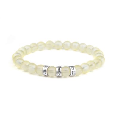 Sunflower Braillo Name Bracelet