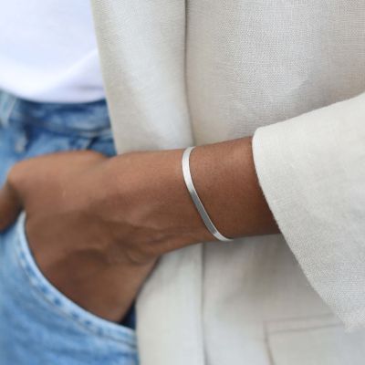 Katherine Herringbone Bracelet [Sterling Silver]