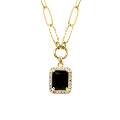 Black Halo Necklace