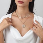 French Vintage Coin Necklace