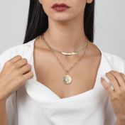 French Vintage Coin Necklace