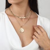 French Vintage Coin Necklace