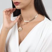 French Vintage Coin Necklace