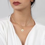 Happy Blossom Birth Flower Necklace [18k Gold Plated]