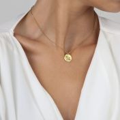 Happy Blossom Birth Flower Necklace [18k Gold Plated]