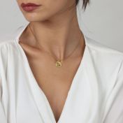 Happy Blossom Birth Flower Necklace [18k Gold Plated]