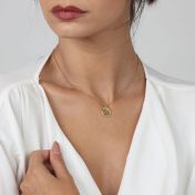 Happy Blossom Birth Flower Necklace [18k Gold Plated]