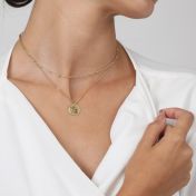 Happy Blossom Birth Flower Necklace [18k Gold Plated]