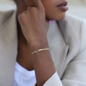 Katherine Herringbone Bracelet [18k Gold Vermeil]