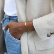 Katherine Herringbone Bracelet [18k Gold Vermeil]