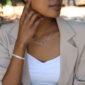 Herringbone Bracelet - Sterling Silver