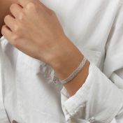 Herringbone Bracelet - Sterling Silver