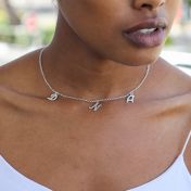 Initials Necklace [Sterling Silver]