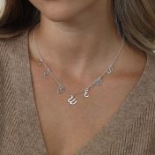 Initials Necklace [Sterling Silver]