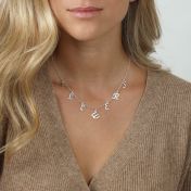 Initials Necklace [Sterling Silver]