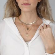 Sun Goddess Hexagon Necklace