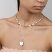 Heart of Pearl Necklace - Sterling Silver