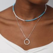 Sweet Gesture Name Necklace [Sterling Silver]