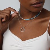 Sweet Gesture Name Necklace [Sterling Silver]