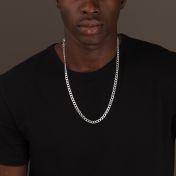 Curb Chain Necklace with Custom Nameplate [Gold Plated] - 5MM